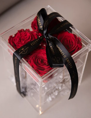Premium Rose Crystal Box