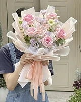 Spring Pink Arrangement - Fresh Flowers
