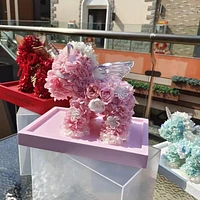 Flower Unicorn Acrylic Case - Full Coverage