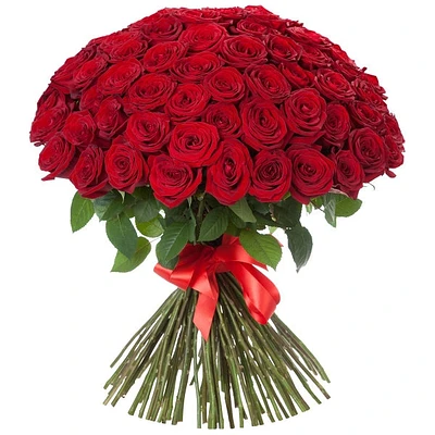Red Velvet 100 Fresh Flowers
