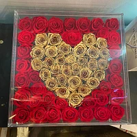 49 Rose Crystal Box- Your Custom Design