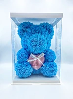 Pearl Heart Luxe Foam Rose Bear