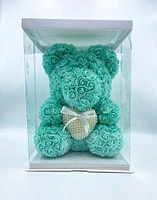 Pearl Heart Luxe Foam Rose Bear