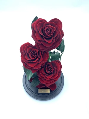 Eternity 3-in-1 Heart Rose Enchanted Glass Dome