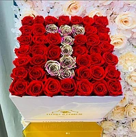 Suede XXL Pink Square Box