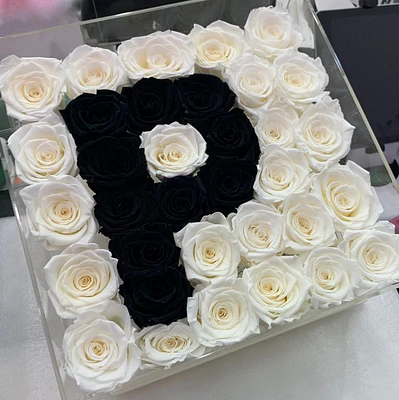 Custom Letter in Grand Crystal Box
