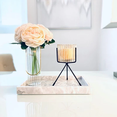 Candle in Glass with Stand