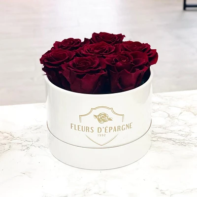 Luxe Round Rose Bucket