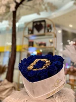 Suede Signature Heart Box - Your Custom Design