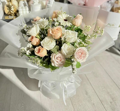 Dew Drop Bouquet - Fresh Flowers