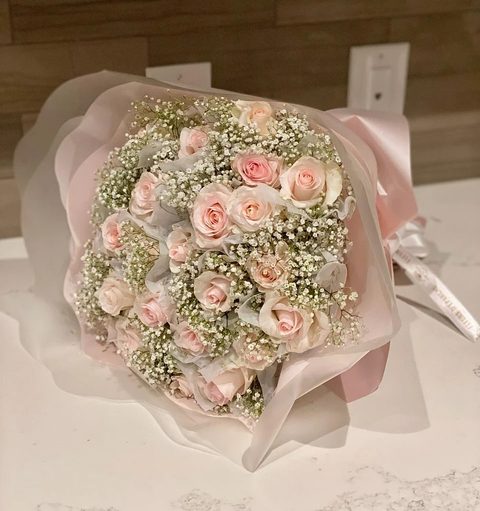 2 Dozen Rose Bouquet - Fresh Flowers