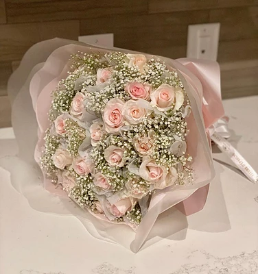2 Dozen Rose Bouquet - Fresh Flowers
