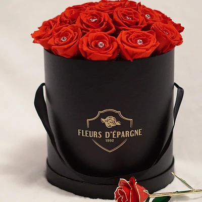 Sparkling Love Classic Rose Bucket