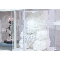 Pearl Heart Luxe Foam Rose Bear