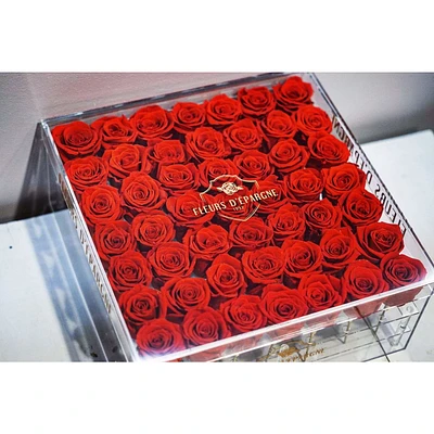 49 Rose Crystal Box