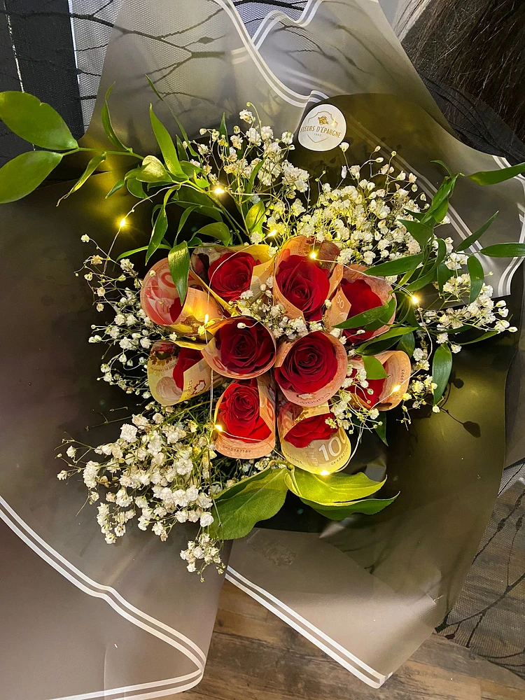 Fresh Money Bouquet - Flowers