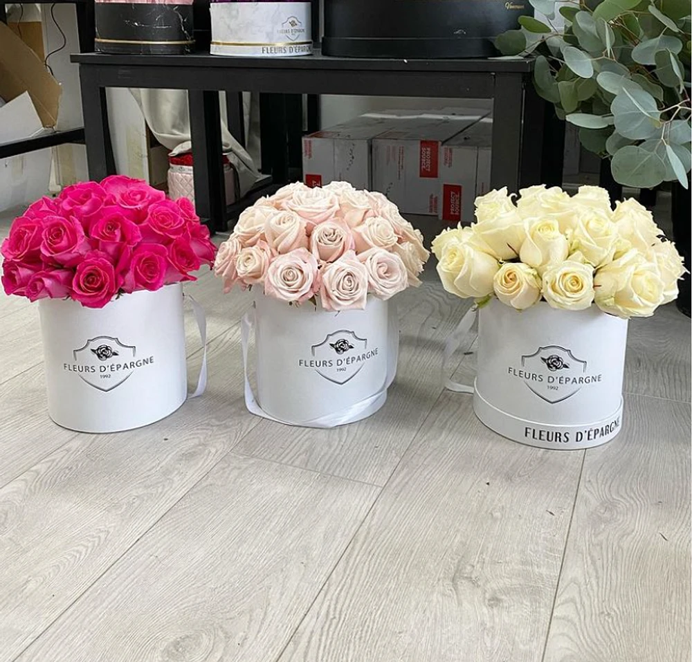 Super Rose Dome Bucket - Fresh Flowers