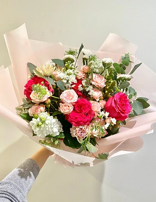 Pink Breeze Bouquet - Fresh Flowers