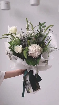 White Garden Bouquet