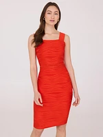 Wave Pattern Wide Strap Tank Top