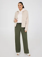 Wide-Leg Tencel Pants