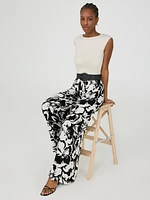 Floral Wide-Leg Palazzo Pants