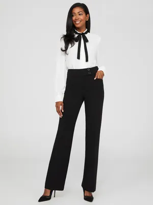 Fit & Flare Pull-On Pants, /