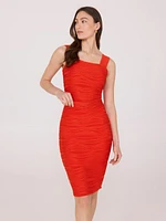 Wave Pattern Pencil Skirt