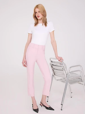 Mid-Rise Capri Pants