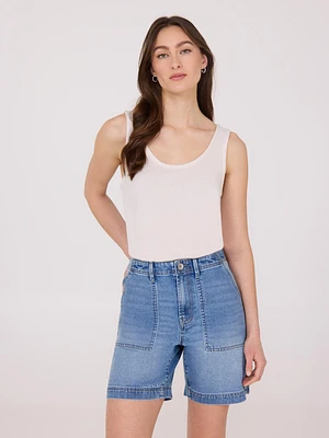 Shorts bermuda en denim