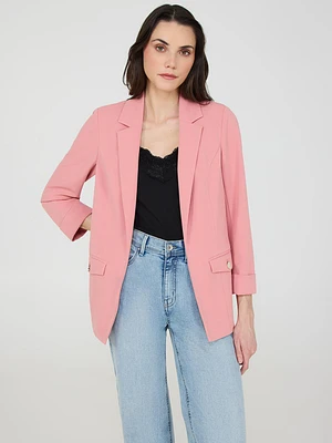 Cuffed 3/4 Sleeve Blazer