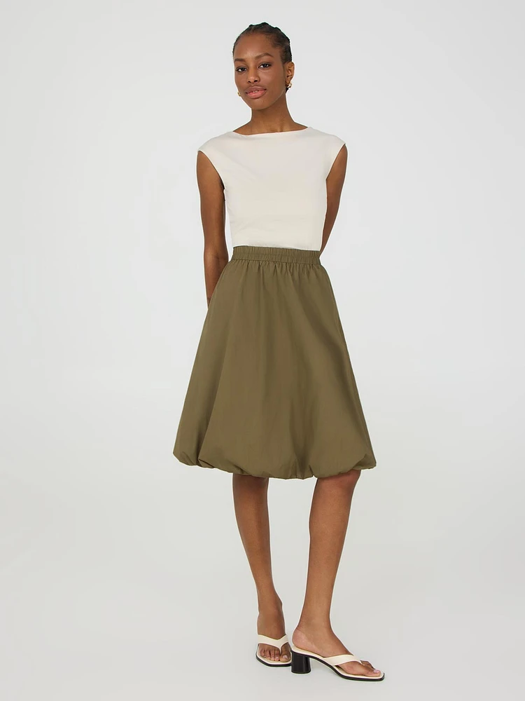 Bubble Hem Skirt