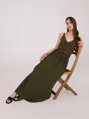 Crochet Maxi Dress