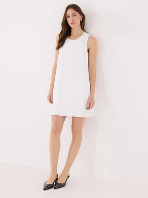 Sleeveless A-Line Mini Dress With Pockets