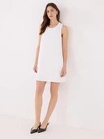 Sleeveless A-Line Mini Dress With Pockets