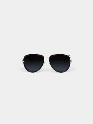 Rounded Aviator Sunglasses