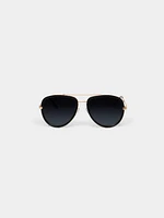 Rounded Aviator Sunglasses