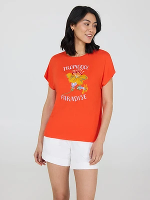 "Tropicool Paradise" Graphic T-Shirt
