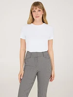 T-shirt côtelé