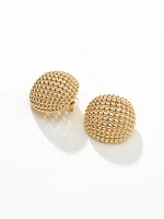 Boucles d'oreilles carrées et tressées
