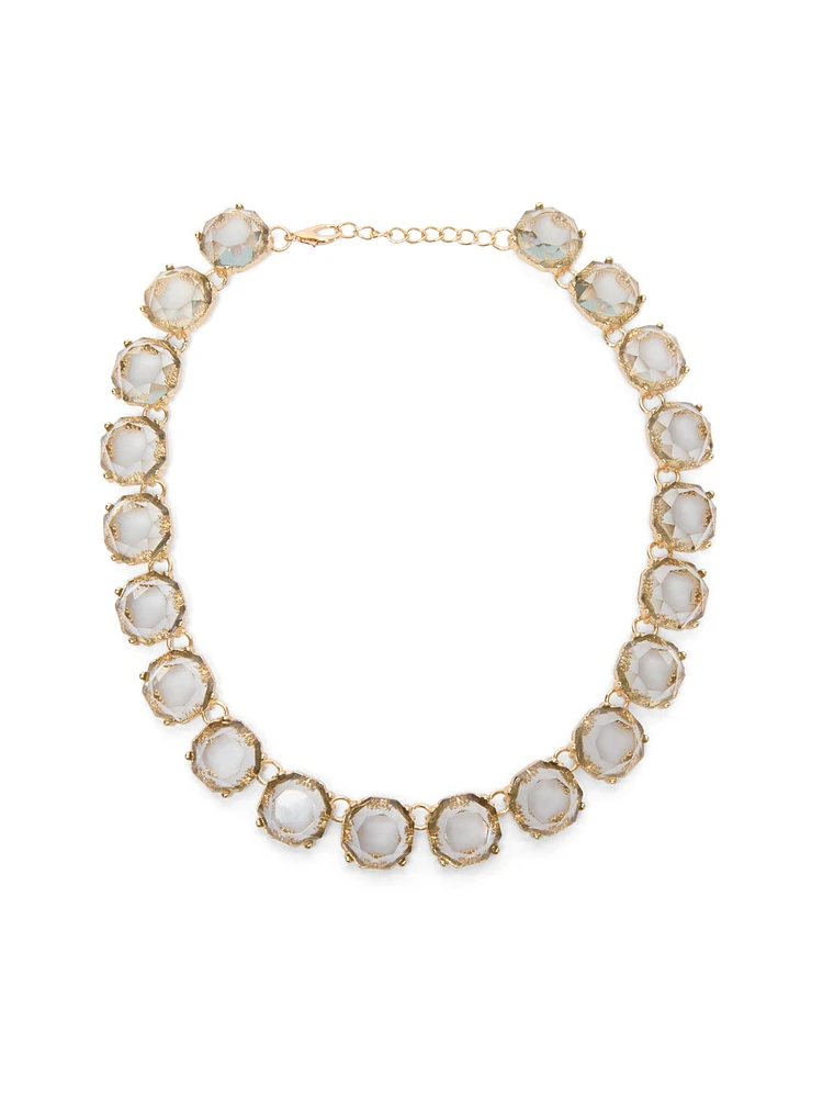 Collier ras du cou avec pierres précieuses