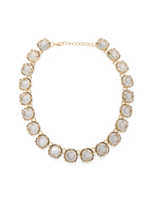 Collier ras du cou avec pierres précieuses