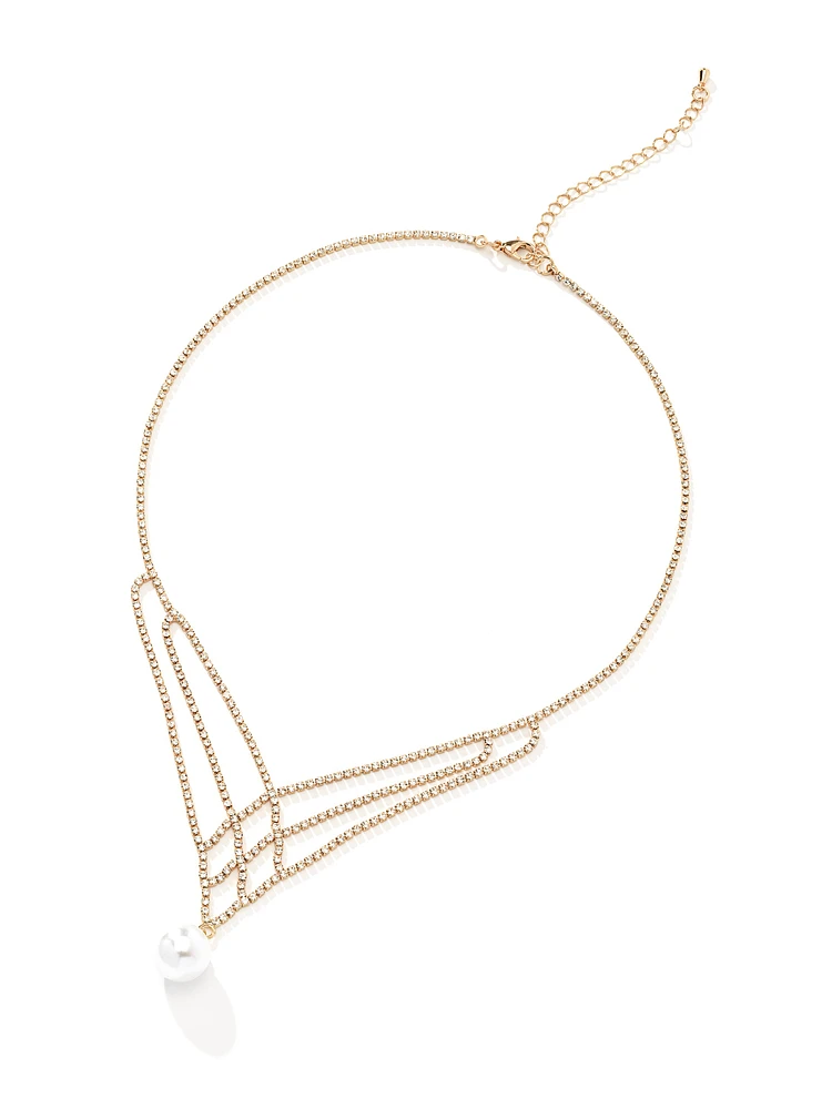 Collier en maille métallique