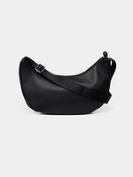 Faux Leather Saddle Bag