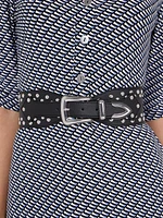 Studded Wide Belt