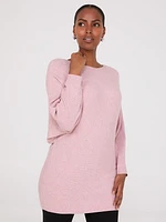 3/4 Dolman Sleeve Ottoman Stitch Sweater