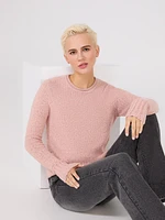 Long Sleeve Twisted Stitch Sweater