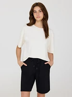 Cloud Fleece Short Drop Shoulder Sweatshirt