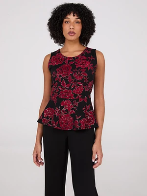 Floral Peplum Top