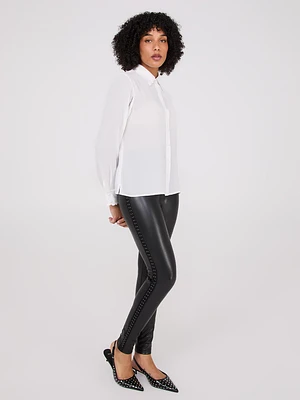 Faux Leather Pants